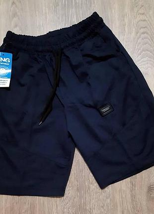 Мужские шорты трикотажные темно-синие s-l-xxl xxl
