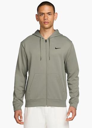 Толстовка чоловіча nike dri-fit uv flex fleece olive if2982-320 m