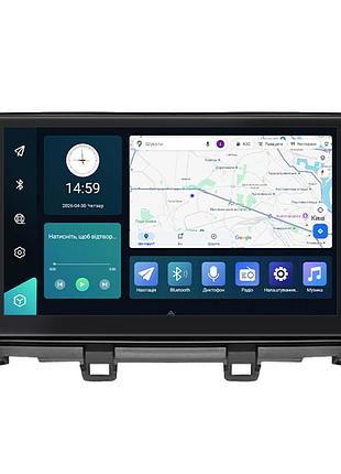 Штатна магнітола lesko сумісна з hyundai kona i рестайлінг 2020-н.в. 10" 4/64gb 4g wi-fi gps top