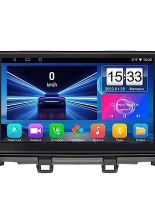 Штатна магнітола lesko сумісна з hyundai kona i рестайлінг 2020-н.в. 10" 4/64gb carplay 4g wi-fi gps prime
