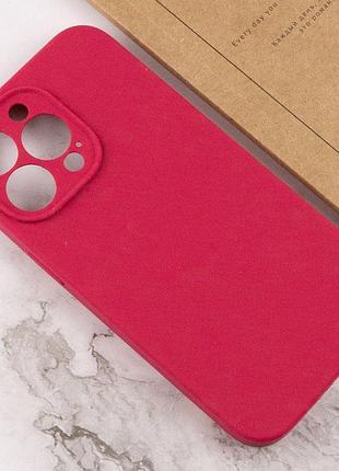Силіконовий чохол silicone silk full camera protective (aa) no logo для iphone 13 pro max (айфон 13 про макс), матова накладка 3