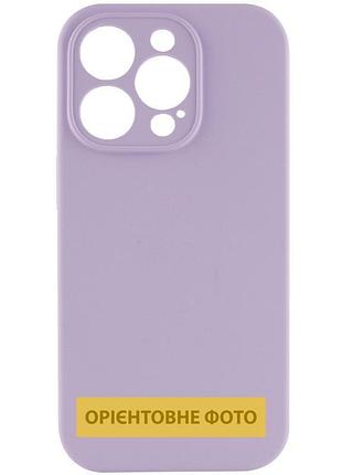 Чохол silk full camera protective (aa) no logo для apple iphone 16 (6.1") бузковий / lilac