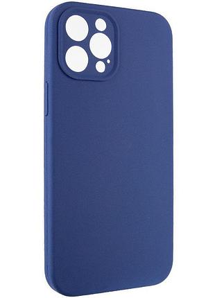 Силіконовий чохол silicone silk full camera protective (aa) no logo для iphone 12 pro max (айфон 12 про макс), матова накладка 2