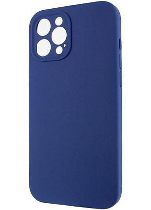 Силіконовий чохол silicone silk full camera protective (aa) no logo для iphone 12 pro max (айфон 12 про макс), матова накладка 3