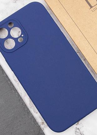 Силіконовий чохол silicone silk full camera protective (aa) no logo для iphone 12 pro max (айфон 12 про макс), матова накладка 5