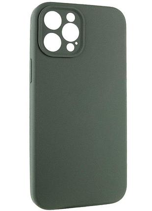 Силіконовий чохол silicone silk full camera protective (aa) no logo для iphone 12 pro max (айфон 12 про макс), матова накладка 2