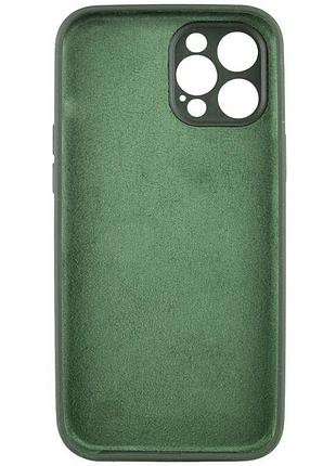 Силіконовий чохол silicone silk full camera protective (aa) no logo для iphone 12 pro max (айфон 12 про макс), матова накладка 4