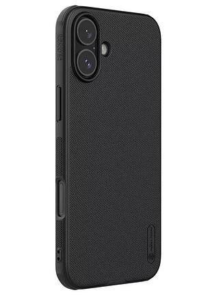 Чехол nillkin matte pro для apple iphone 16 (6.1") черный / black
