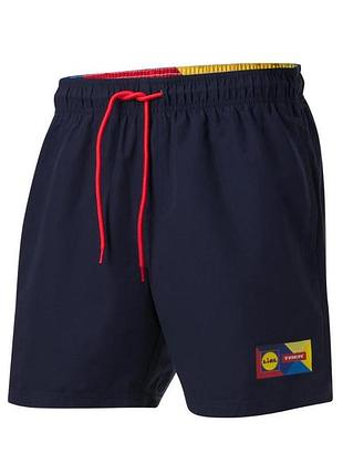 Шорты пляжные с внутренними плавками из сетки для мужчины crivit lidl-trek 477780 m темно-синий