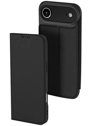 Чехол dux ducis для iphone 17 air книжка с карманом для визиток айфон 17 аир black