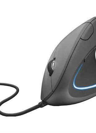 Миша комп'ютерна trust verto ergo mouse 22885 1600dpi дротова/вертикальна чорний