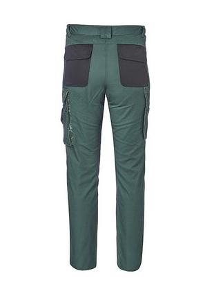 Брюки рабочие карго с функциональными карманами для женщины parkside lidl 498550 40(m) зеленый 2