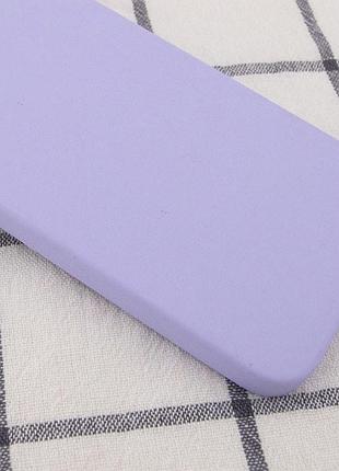 Чехол silk square full camera protective (aa) no logo для apple iphone 11 (6.1") сиреневый / dasheen 3