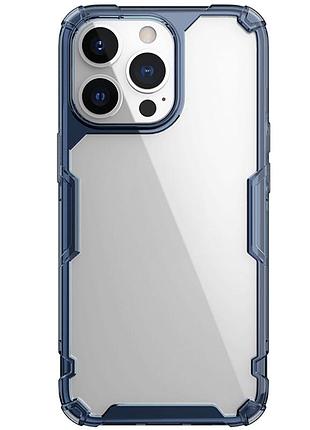 Tpu чохол nillkin nature pro series для apple iphone 15 pro (6.1") синій (прозорий)