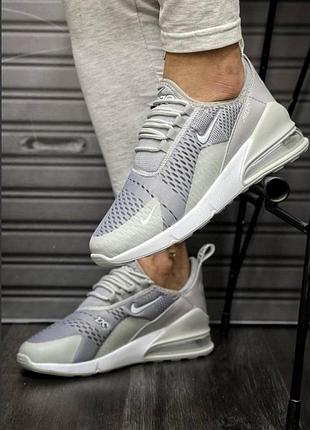 Мужские кроссовки найк аир макс nike air max grey серый 40