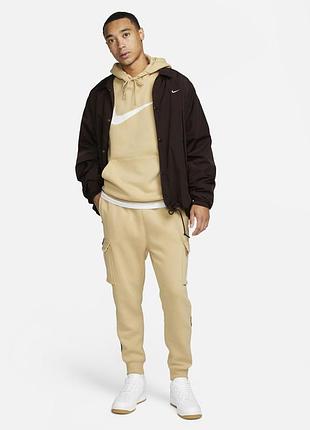 Штани nike sportswear repeat tape fleece cargo jogger pants yellow dx2030-252