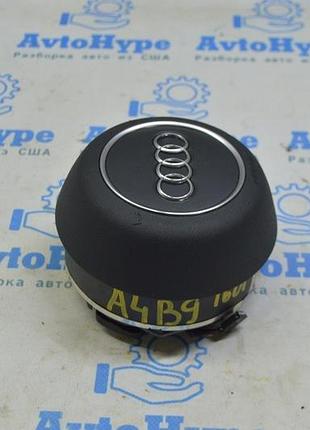 Подушка безопасности airbag в руль водительская audi a4 b9 17- черная (01)