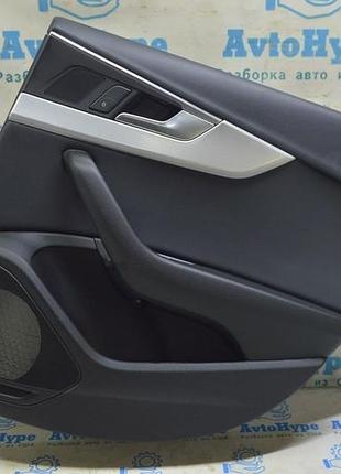 Обшивка двери карточка задняя правая audi a4 b9 17-19 черная