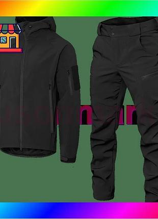Bs військовий штормовий вітро-вологозахисний best mix костюм softshell gen.i (чорний) s bas77/n