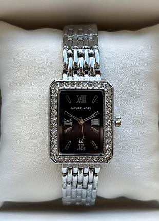 Хіт! жіночий годинник на браслеті michael kors сріблястого кольору