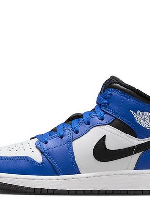 Мужские / женские кроссовки найк джордан оригинал nike air jordan 1 mid dq8423-402 37.5