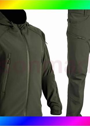 Bs мужской тактический костюм best mix softshell spartan демисезонный (olive) размер - s bas77/n
