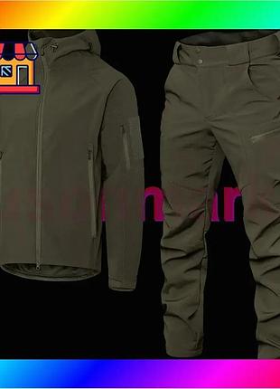 Bs военный штормовой ветро-влагозащитный best mix костюм softshell gen.ii (оливковый) s bas77/n