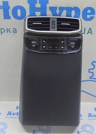Накладка центральної консолі задня lexus rx 350/350h/500 чорн, з дефлектором