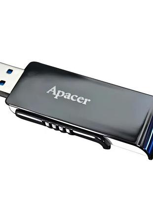 Флешка юсб apacer ah350 128gb usb flash drive 3.2 память 128 гб black