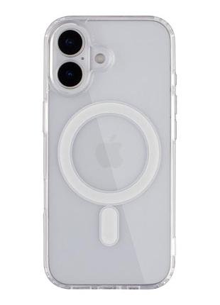 Чохол tpu clear case with magsafe для iphone 17 transparent