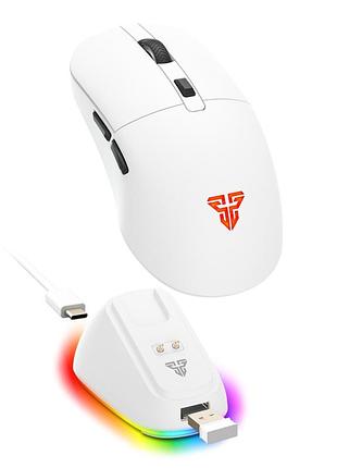 Беспроводная игровая мышь fantech wg9rd kanata argb led, bluetooth 5.4 и 2.4ghz (strikespeed), регулируемое разрешение 400,12000
