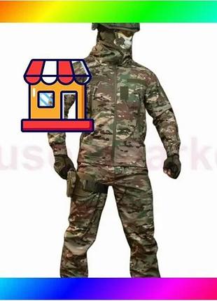 Bs демисезонный тактический костюм best mix cофтшел softshell rocket нп4862 (мультикам) s bas77/n