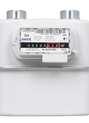 Счетчик газа мембранный метрикс g4 metrix бытовой