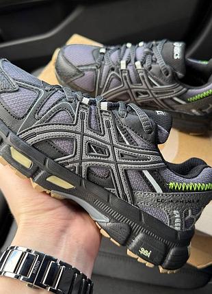 Кроссовки asics gel kahana 8 женские удобные легкие для спорта и прогулок серые асикс кахана