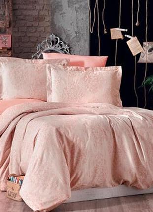 Постельное белье евро arya vogue органик жаккард prava ar-a107262 200х220 см