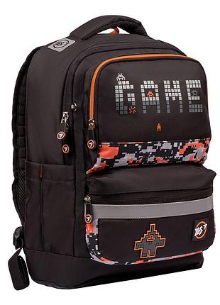 Рюкзак школьный yes ergo game 558210 17.5 л черный