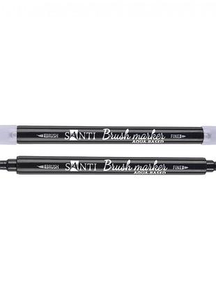 Маркер акварельный santi brush swb-11 391067 сиреневый