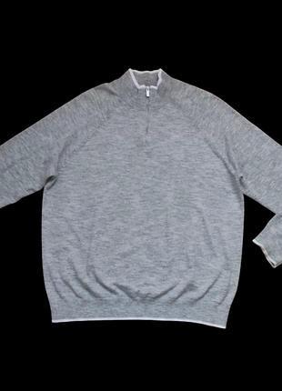 Мужской свитер george (2xl) на молнии. состояние нового, идеально!