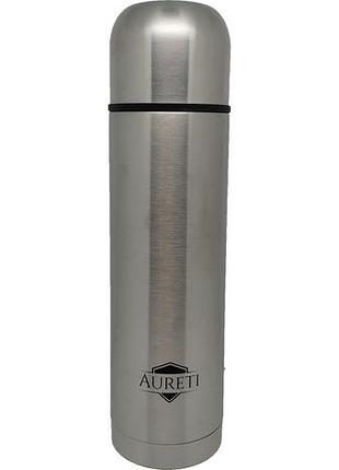 Термос питний aureti au-800-1000 1 л сріблястий