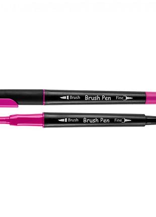 Маркер акварельний santi brush sw-12 391012 яскраво-рожевий