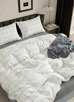 Постельное белье семейное viluta вареный хлопок wash printed w 01-s 143х210х2 см