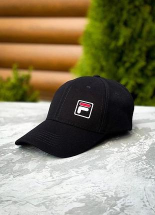 Кепка fila чорна кепка