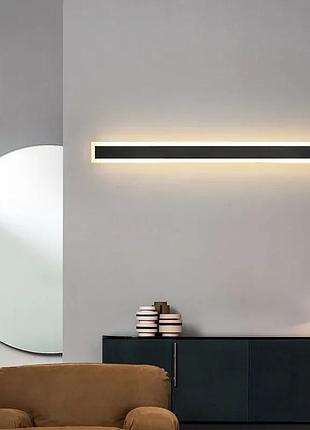 Бра led 27731 чорний 80х6х4 см.
