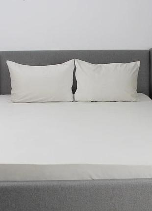 Простынь-чехол на резинке двуспальная теп velour 2-04756_34180 160х200 см светло-серая