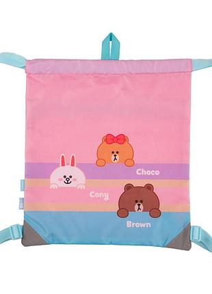 Сумка для обуви yes sb-10-n line friends 559669 40х35 см