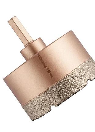 Свердло алмазне haisser сeramiс pro hex 108339 68 мм золотисте