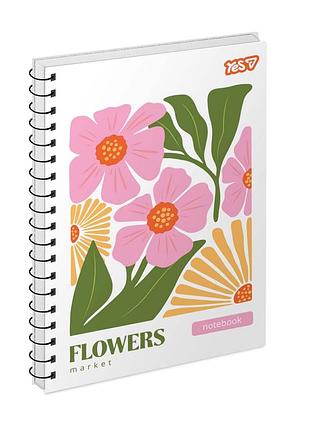 Тетрадь для записей а5 yes flowers 152292 80 листов