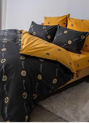 Постельное белье двуспальное теп soft dreams grey and orange 2-03858-26020 180х215 см