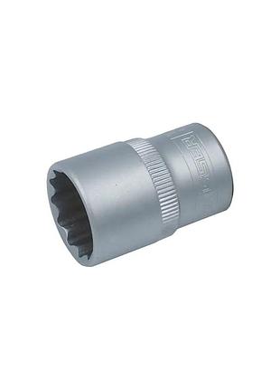 Головка торцевая двенадцатигранная haisser 70157 88283 1/2" 24x38 мм