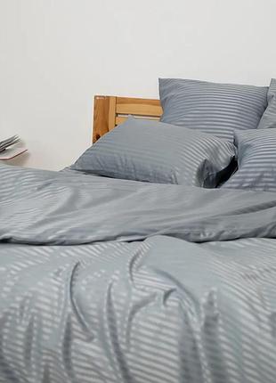 Постельное белье евро теп sateen shine lunar 2-04120-28407 200х215 см серое